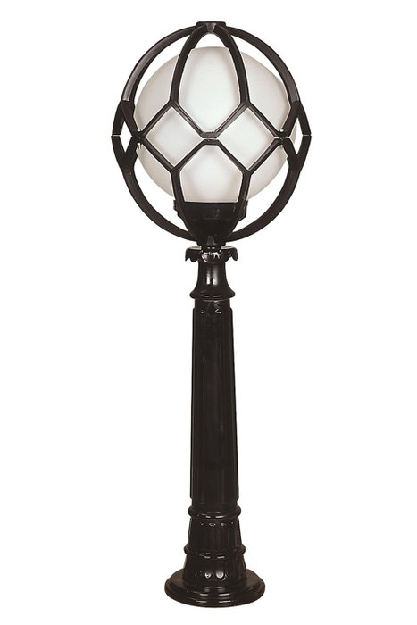Opviq Lámpara de Pie para Exterior Negro y Blanco Opviq Lámpara de Pie para Exterior Negro y Blanco